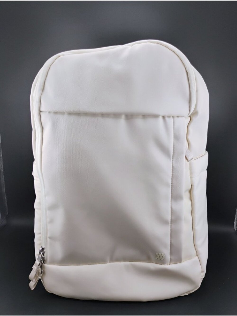All-In-One Lightweight White Backpack With Multiple Compartments